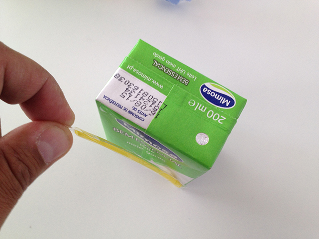 Nota-se a qualidade da cola na palhinha