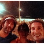 Com a Elsa Alcobia e o Vasco Magalhães, a Lua ficou muito bem...